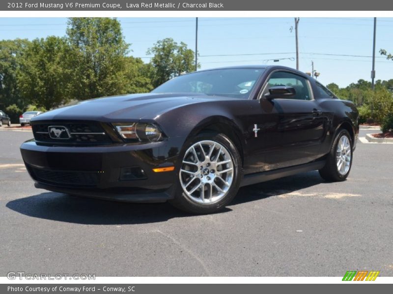 Front 3/4 View of 2012 Mustang V6 Premium Coupe