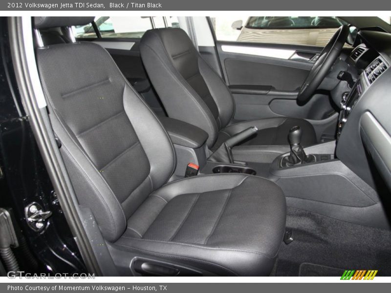 Black / Titan Black 2012 Volkswagen Jetta TDI Sedan