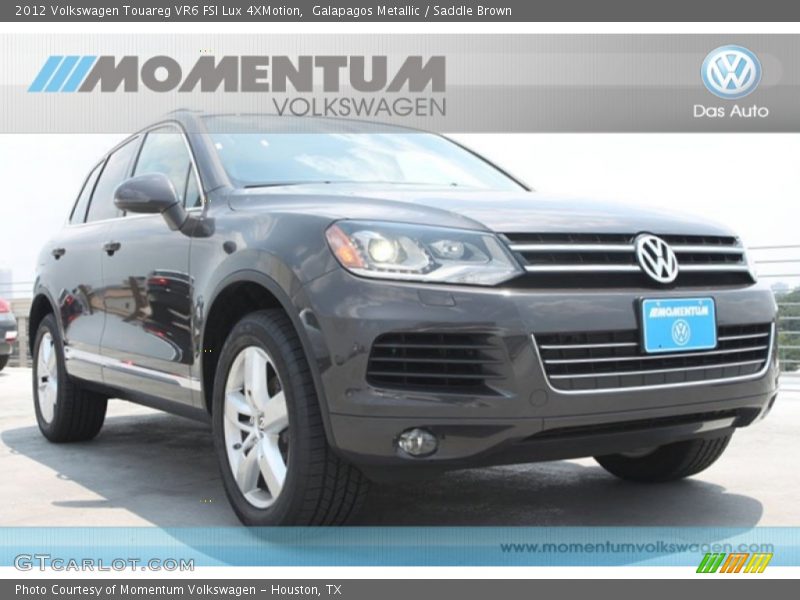 Galapagos Metallic / Saddle Brown 2012 Volkswagen Touareg VR6 FSI Lux 4XMotion