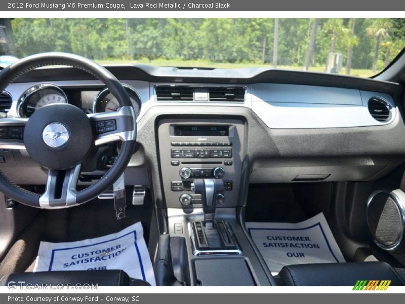 Dashboard of 2012 Mustang V6 Premium Coupe