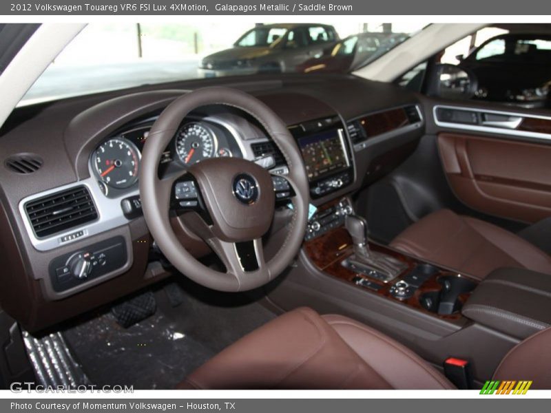  2012 Touareg VR6 FSI Lux 4XMotion Saddle Brown Interior
