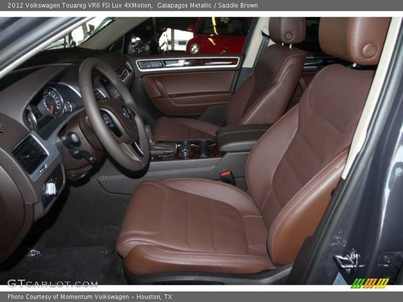 Front Seat of 2012 Touareg VR6 FSI Lux 4XMotion
