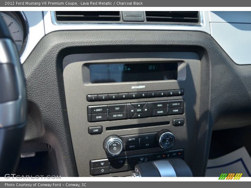 Audio System of 2012 Mustang V6 Premium Coupe