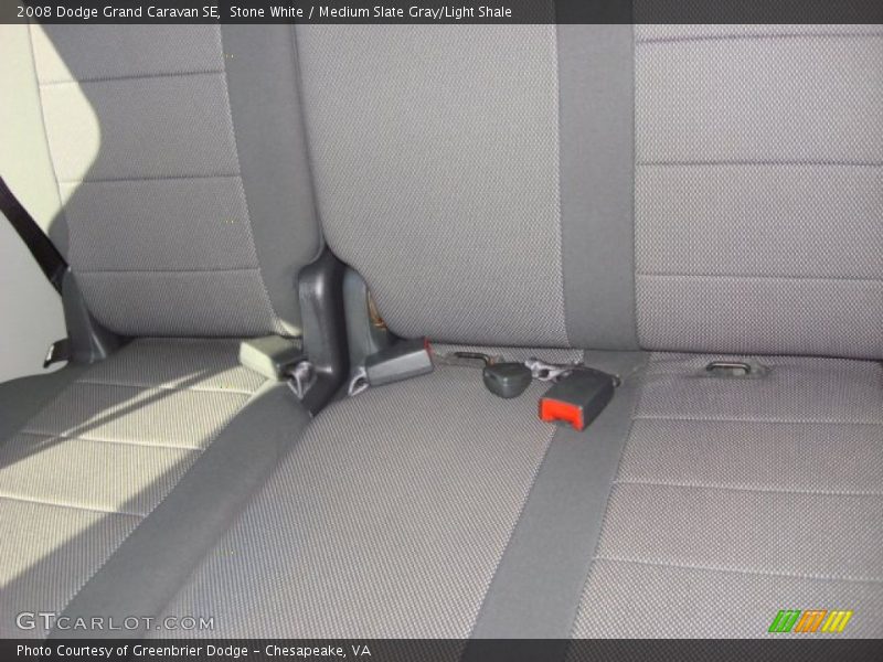 Stone White / Medium Slate Gray/Light Shale 2008 Dodge Grand Caravan SE