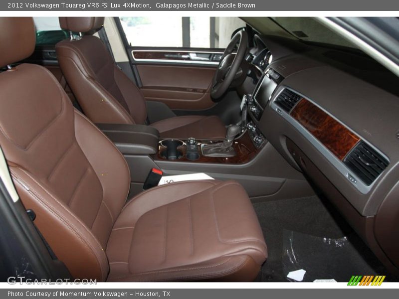  2012 Touareg VR6 FSI Lux 4XMotion Saddle Brown Interior