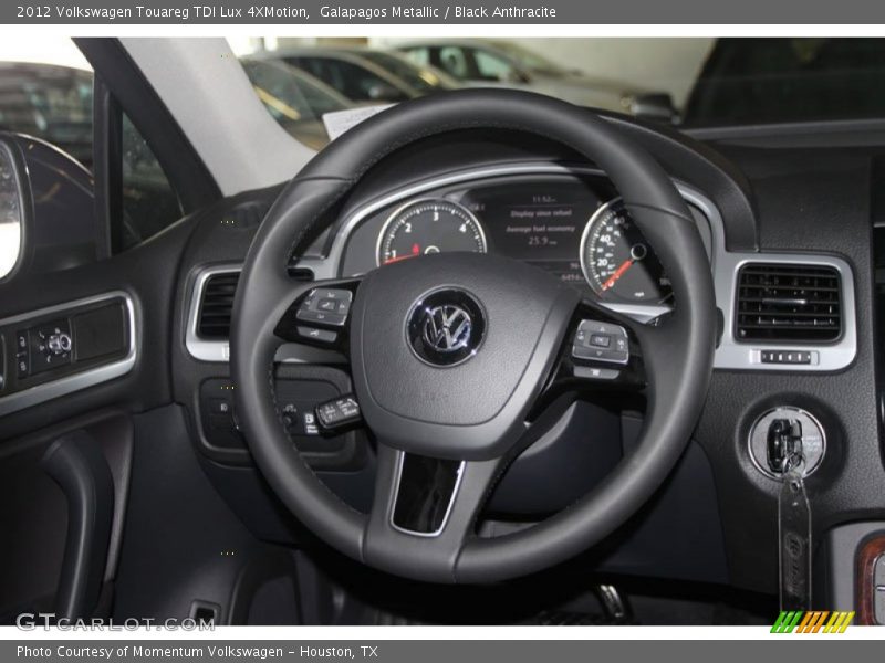Galapagos Metallic / Black Anthracite 2012 Volkswagen Touareg TDI Lux 4XMotion