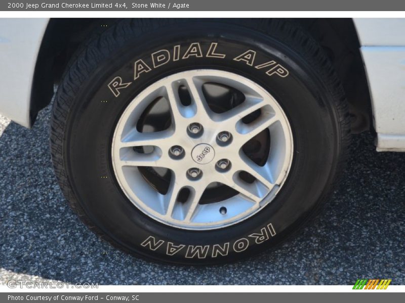 Stone White / Agate 2000 Jeep Grand Cherokee Limited 4x4