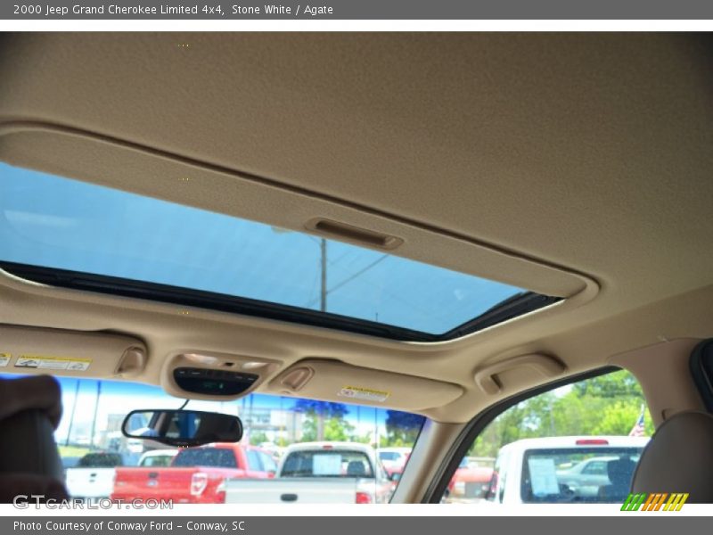 Stone White / Agate 2000 Jeep Grand Cherokee Limited 4x4