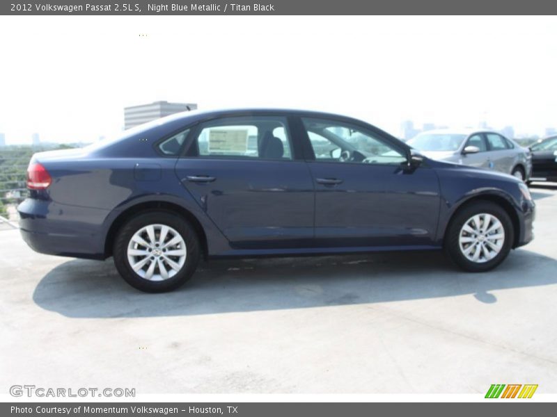 Night Blue Metallic / Titan Black 2012 Volkswagen Passat 2.5L S