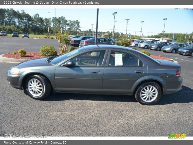  2003 Sebring LX Sedan Onyx Green Pearlcoat