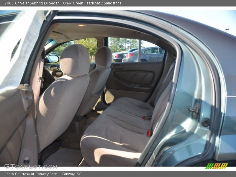 Onyx Green Pearlcoat / Sandstone 2003 Chrysler Sebring LX Sedan
