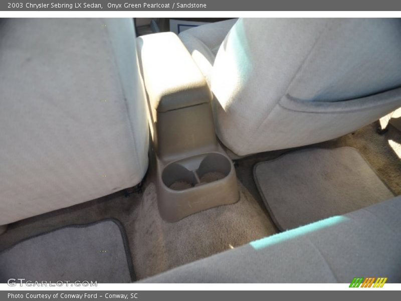 Onyx Green Pearlcoat / Sandstone 2003 Chrysler Sebring LX Sedan