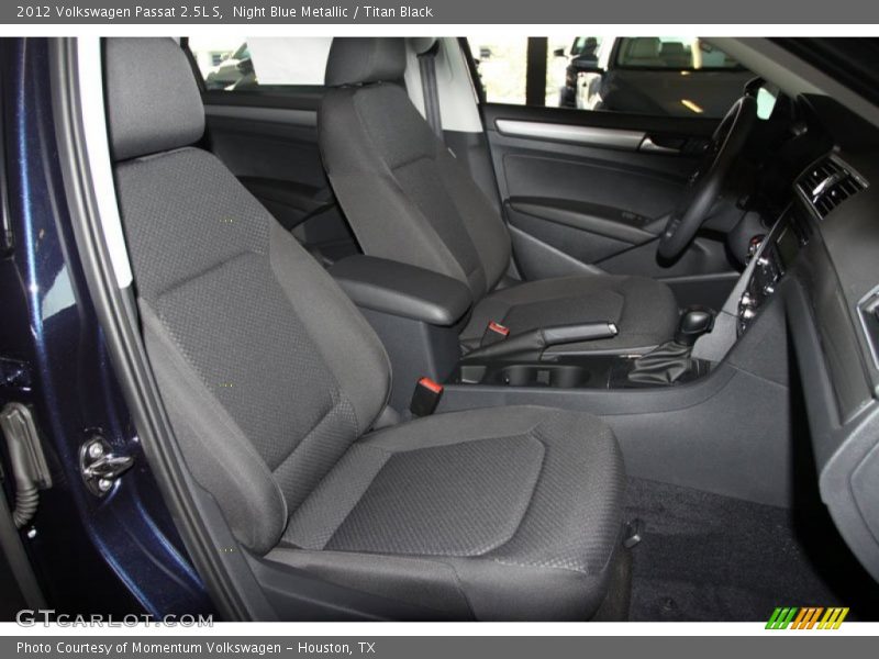 Night Blue Metallic / Titan Black 2012 Volkswagen Passat 2.5L S