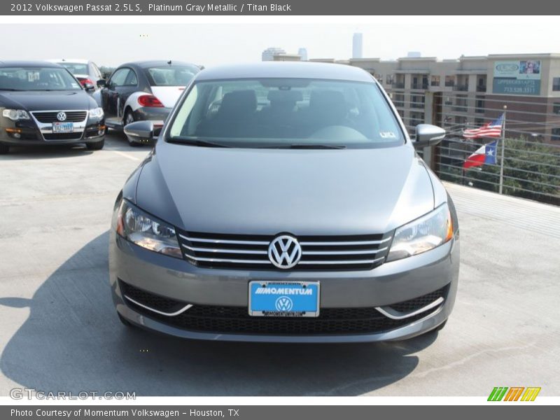 Platinum Gray Metallic / Titan Black 2012 Volkswagen Passat 2.5L S