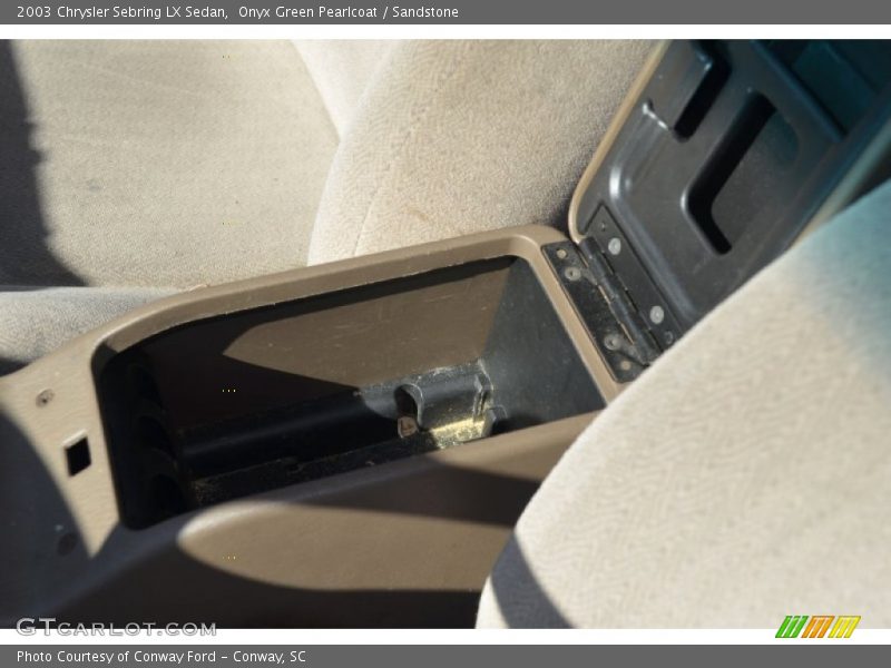 Onyx Green Pearlcoat / Sandstone 2003 Chrysler Sebring LX Sedan