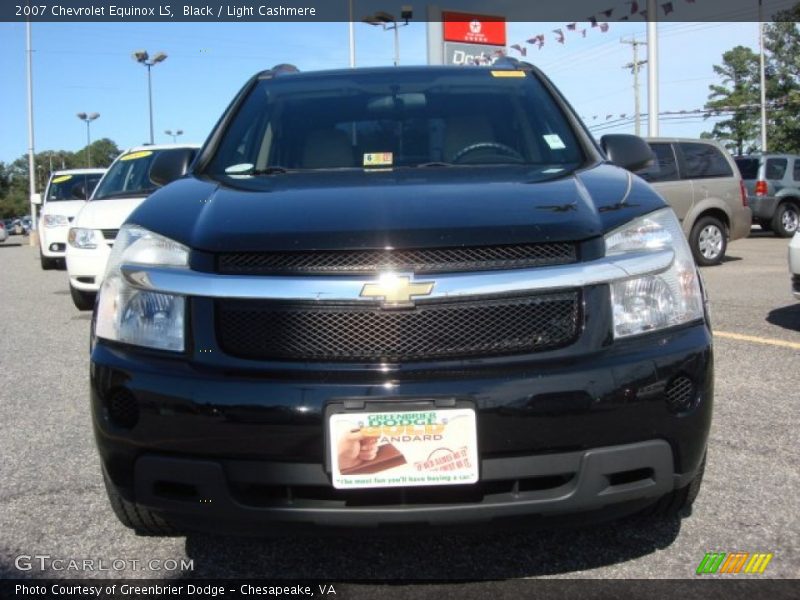 Black / Light Cashmere 2007 Chevrolet Equinox LS