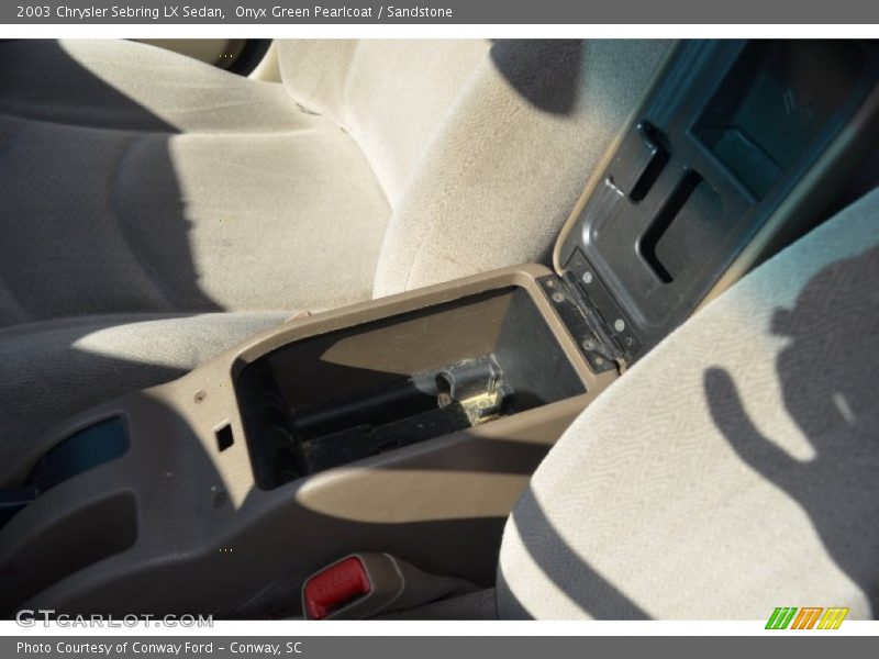 Onyx Green Pearlcoat / Sandstone 2003 Chrysler Sebring LX Sedan