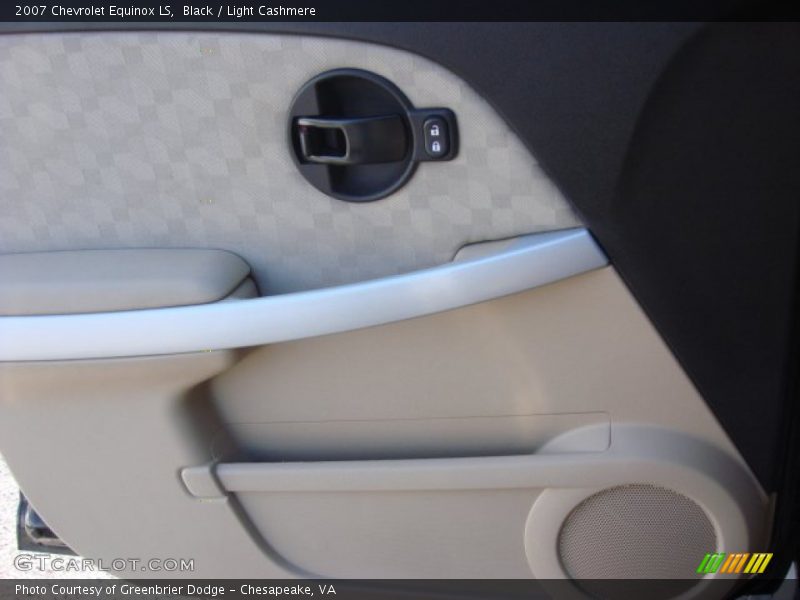 Black / Light Cashmere 2007 Chevrolet Equinox LS