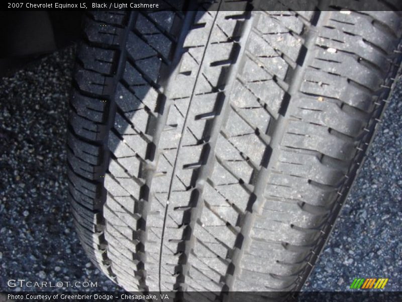 Black / Light Cashmere 2007 Chevrolet Equinox LS