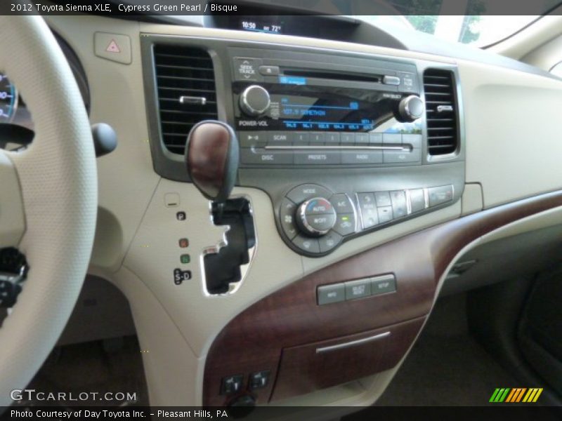 Cypress Green Pearl / Bisque 2012 Toyota Sienna XLE