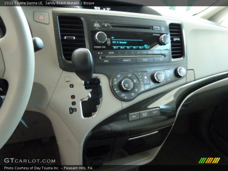 Sandy Beach Metallic / Bisque 2012 Toyota Sienna LE