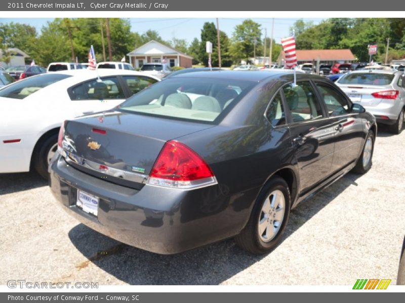 Cyber Gray Metallic / Gray 2011 Chevrolet Impala LT