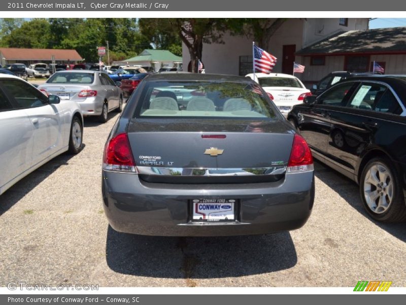Cyber Gray Metallic / Gray 2011 Chevrolet Impala LT