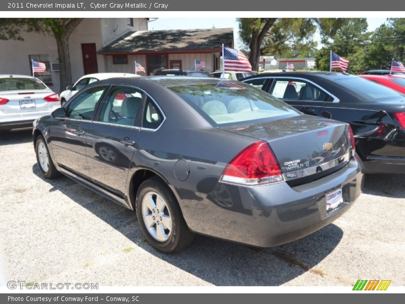 Cyber Gray Metallic / Gray 2011 Chevrolet Impala LT