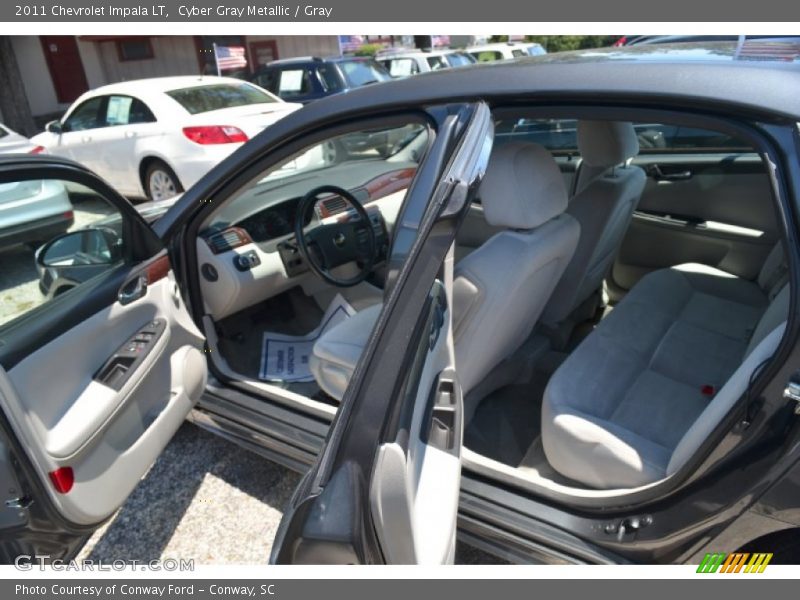 Cyber Gray Metallic / Gray 2011 Chevrolet Impala LT