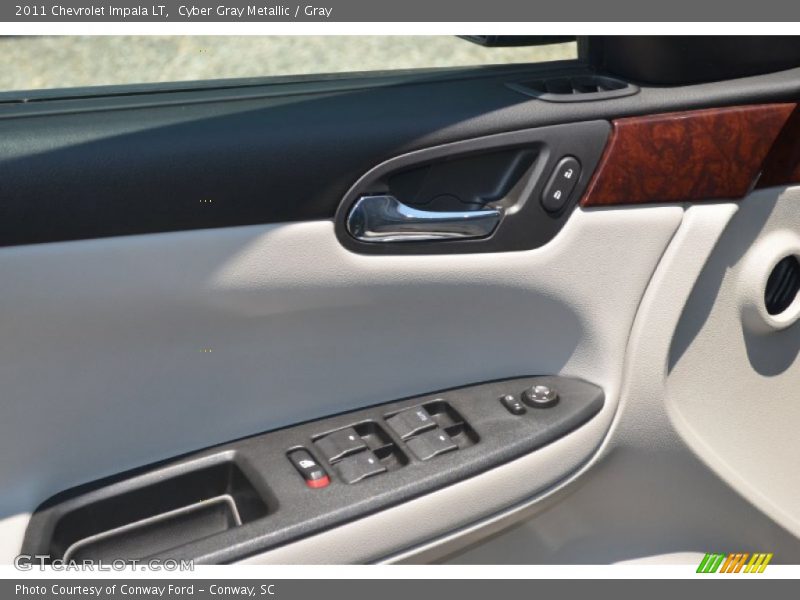 Cyber Gray Metallic / Gray 2011 Chevrolet Impala LT