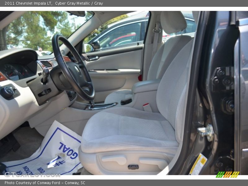 Cyber Gray Metallic / Gray 2011 Chevrolet Impala LT