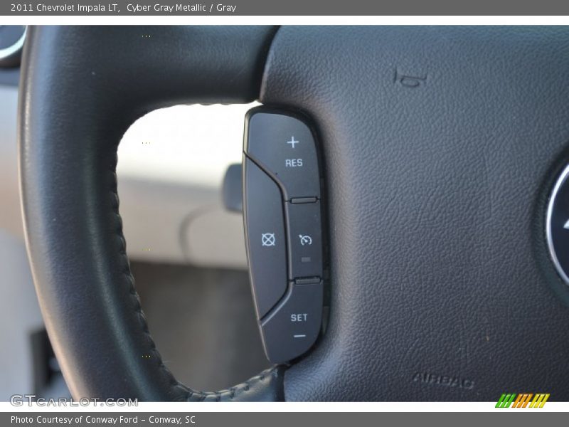 Cyber Gray Metallic / Gray 2011 Chevrolet Impala LT
