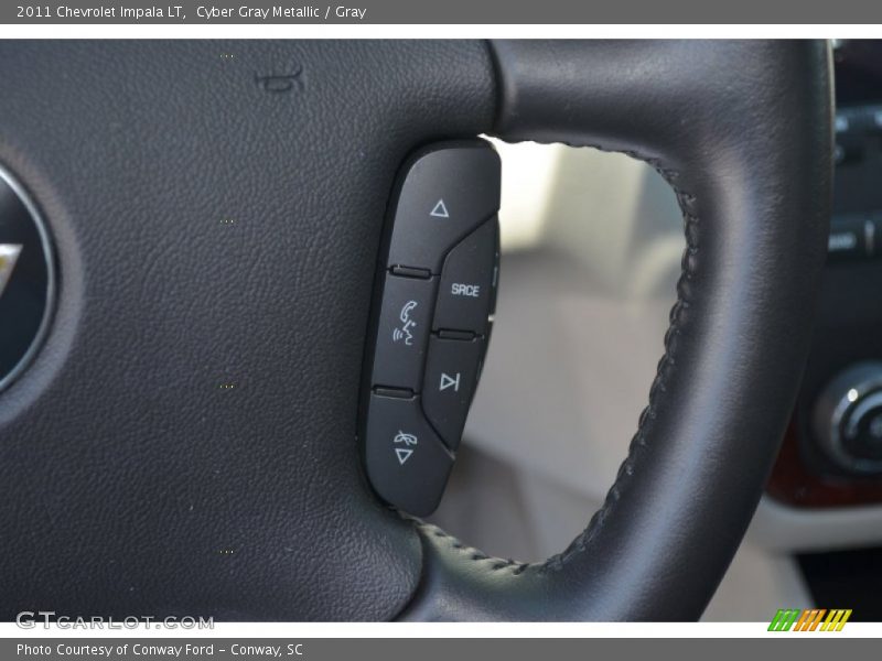 Cyber Gray Metallic / Gray 2011 Chevrolet Impala LT
