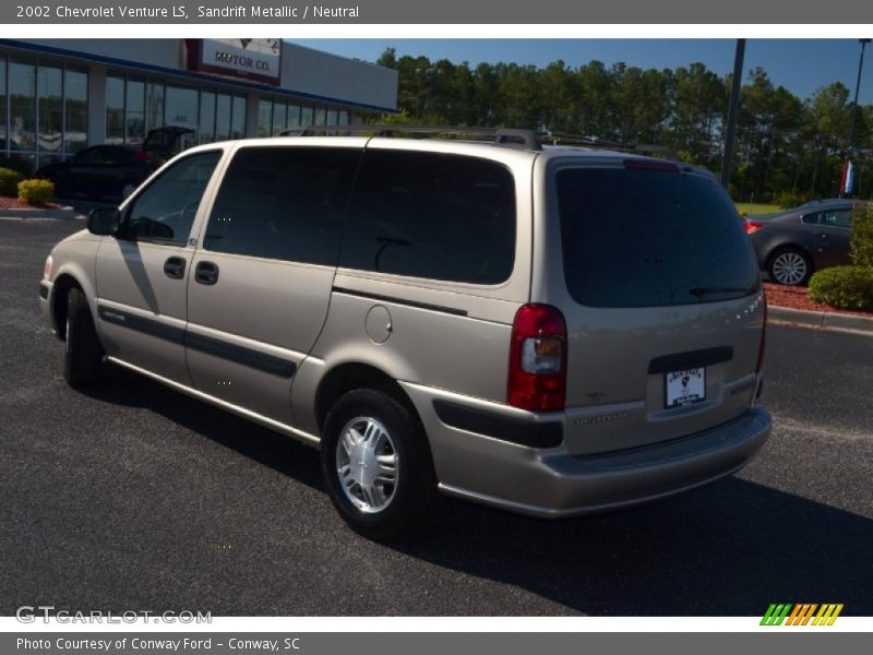 Sandrift Metallic / Neutral 2002 Chevrolet Venture LS