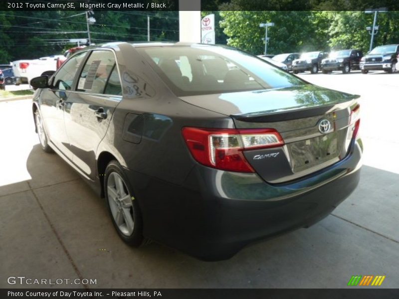 Magnetic Gray Metallic / Black 2012 Toyota Camry SE