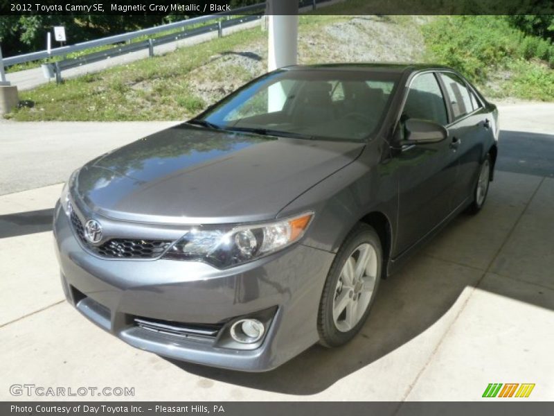 Magnetic Gray Metallic / Black 2012 Toyota Camry SE