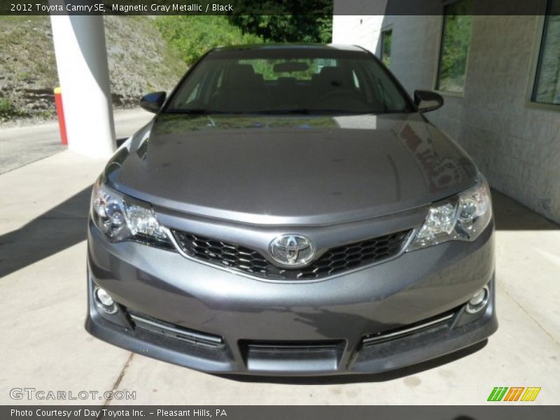 Magnetic Gray Metallic / Black 2012 Toyota Camry SE