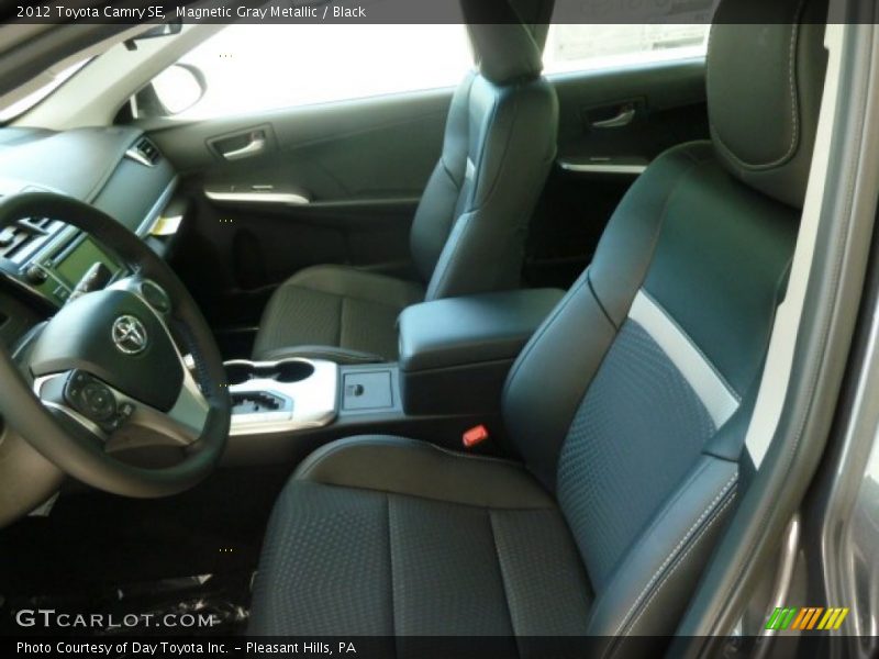 Magnetic Gray Metallic / Black 2012 Toyota Camry SE