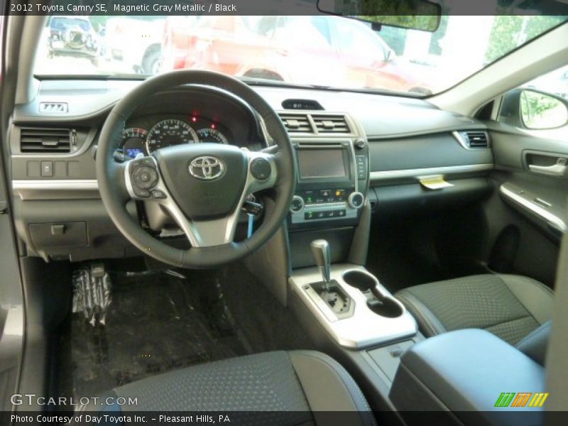 Magnetic Gray Metallic / Black 2012 Toyota Camry SE
