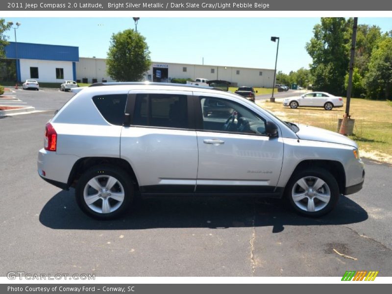 Bright Silver Metallic / Dark Slate Gray/Light Pebble Beige 2011 Jeep Compass 2.0 Latitude