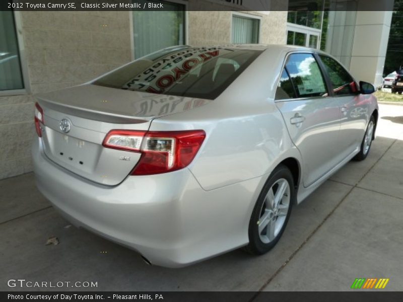 Classic Silver Metallic / Black 2012 Toyota Camry SE