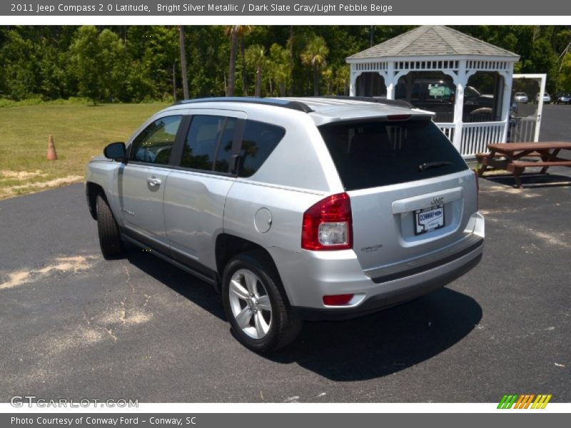 Bright Silver Metallic / Dark Slate Gray/Light Pebble Beige 2011 Jeep Compass 2.0 Latitude