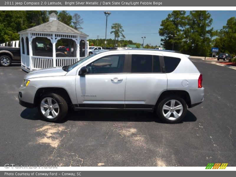 Bright Silver Metallic / Dark Slate Gray/Light Pebble Beige 2011 Jeep Compass 2.0 Latitude
