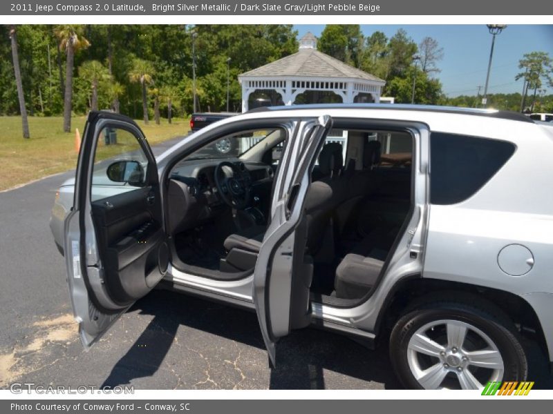 Bright Silver Metallic / Dark Slate Gray/Light Pebble Beige 2011 Jeep Compass 2.0 Latitude