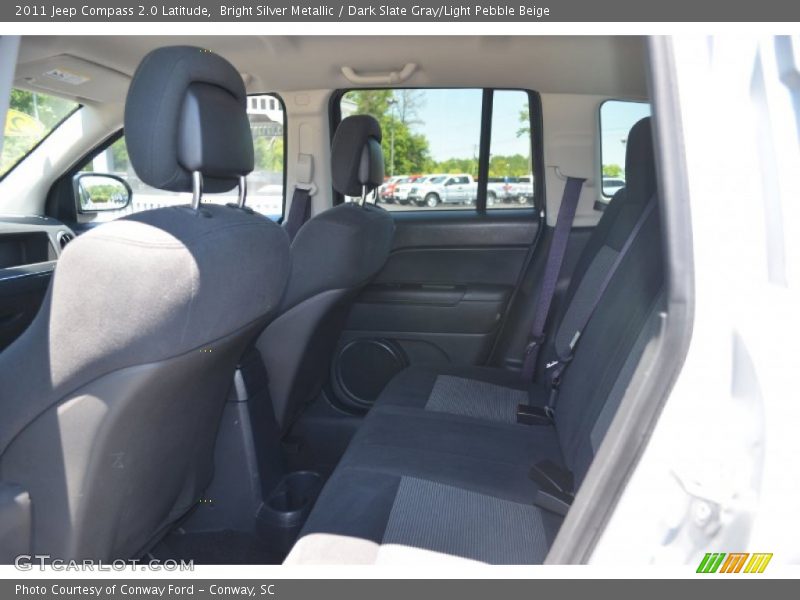 Bright Silver Metallic / Dark Slate Gray/Light Pebble Beige 2011 Jeep Compass 2.0 Latitude
