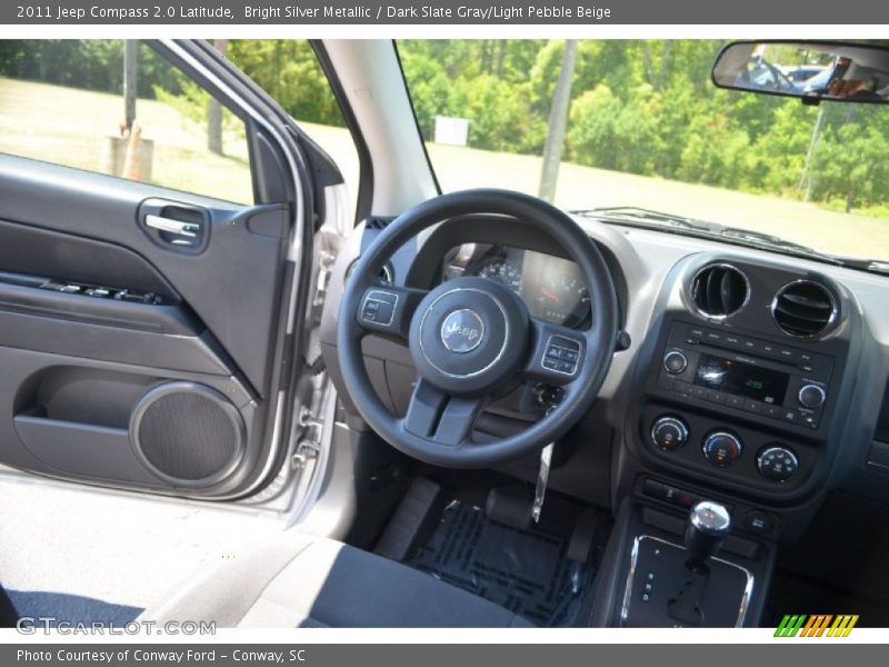 Bright Silver Metallic / Dark Slate Gray/Light Pebble Beige 2011 Jeep Compass 2.0 Latitude