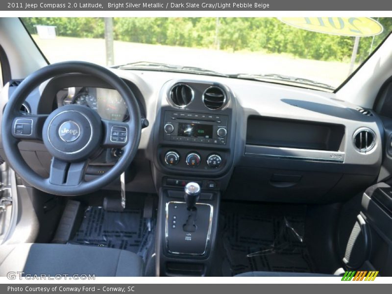 Bright Silver Metallic / Dark Slate Gray/Light Pebble Beige 2011 Jeep Compass 2.0 Latitude