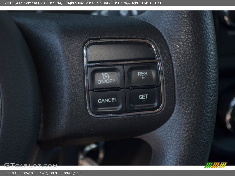Bright Silver Metallic / Dark Slate Gray/Light Pebble Beige 2011 Jeep Compass 2.0 Latitude