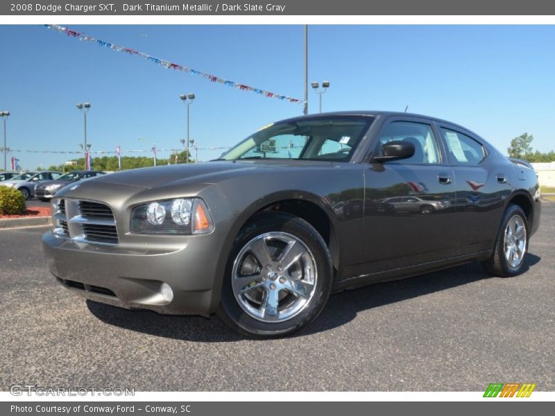 Dark Titanium Metallic / Dark Slate Gray 2008 Dodge Charger SXT
