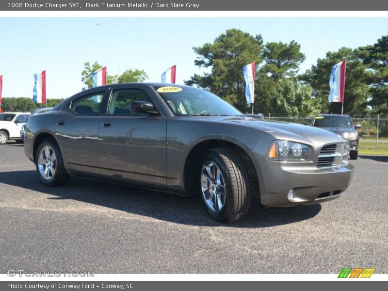 Dark Titanium Metallic / Dark Slate Gray 2008 Dodge Charger SXT